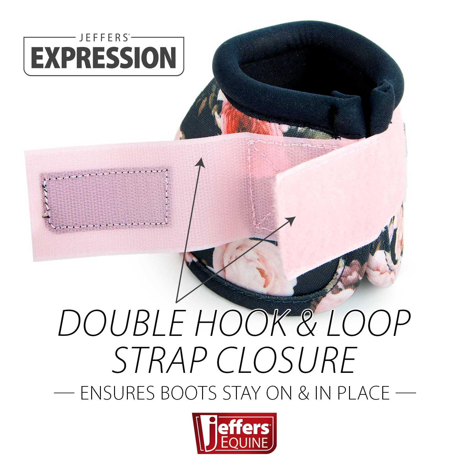 Jeffers Expression No-Turn Bell Boots for Horses, Pair