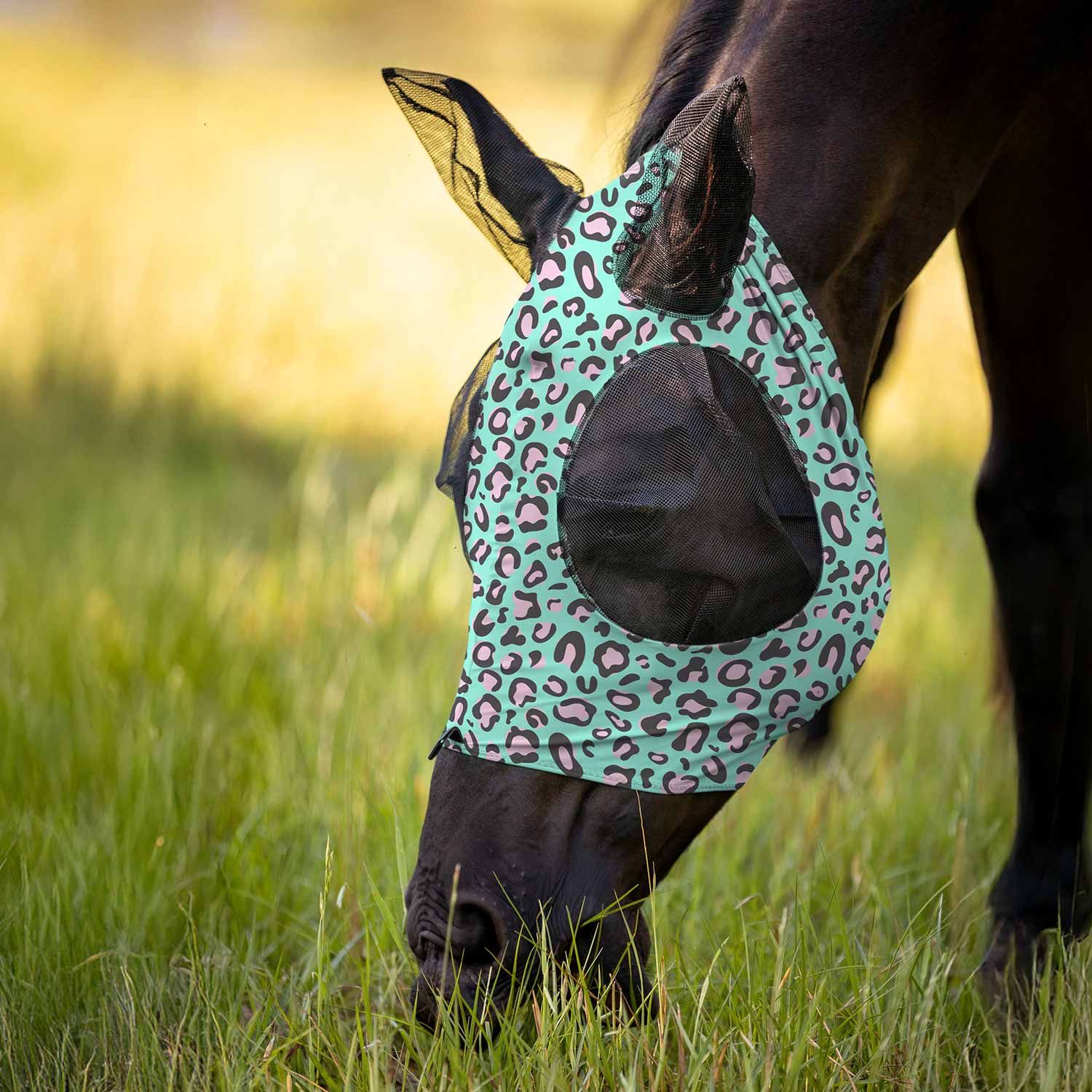 Jeffers Expression Lycra Horse Fly Mask with Ears