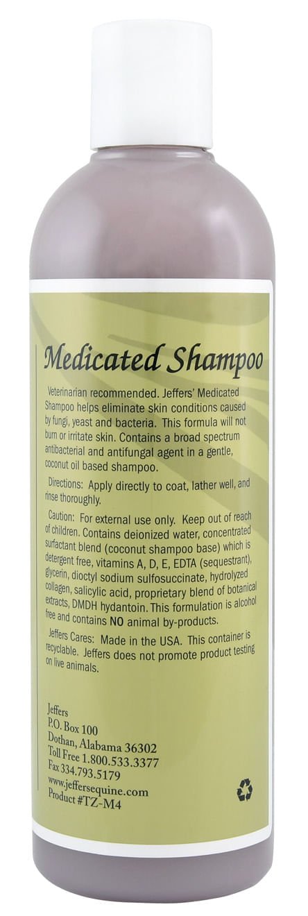 Jeffers Equine Antibacterial & Antifungal Medicated Shampoo for Horses