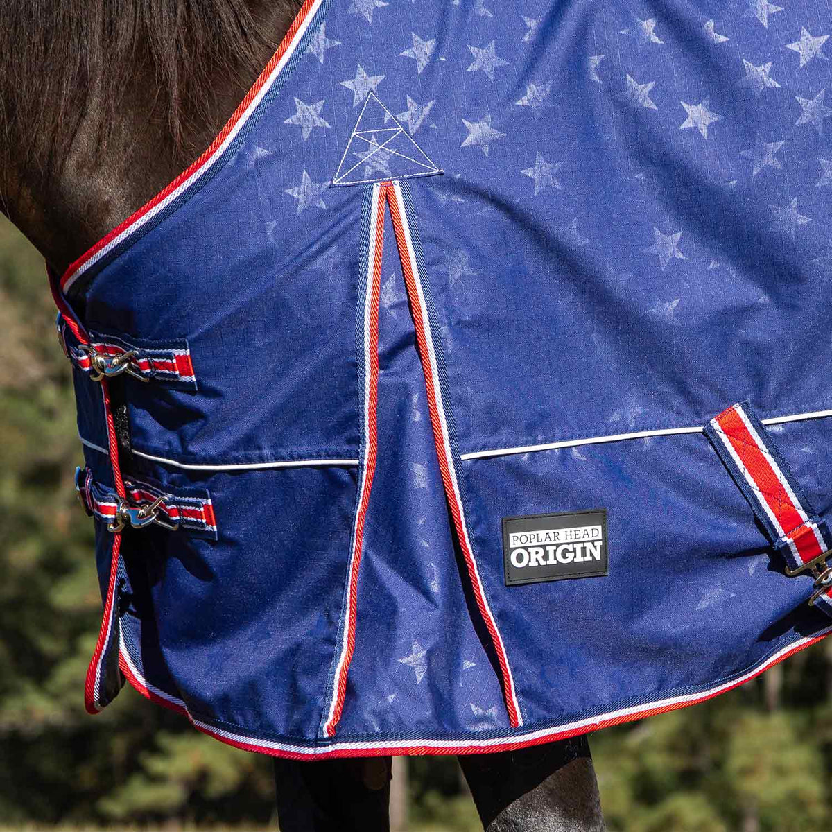 Jeffers Poplar Head – "Origin" 600D Medium Weight Turnout Blanket, 240g | Waterproof & Breathable Horse Blanket