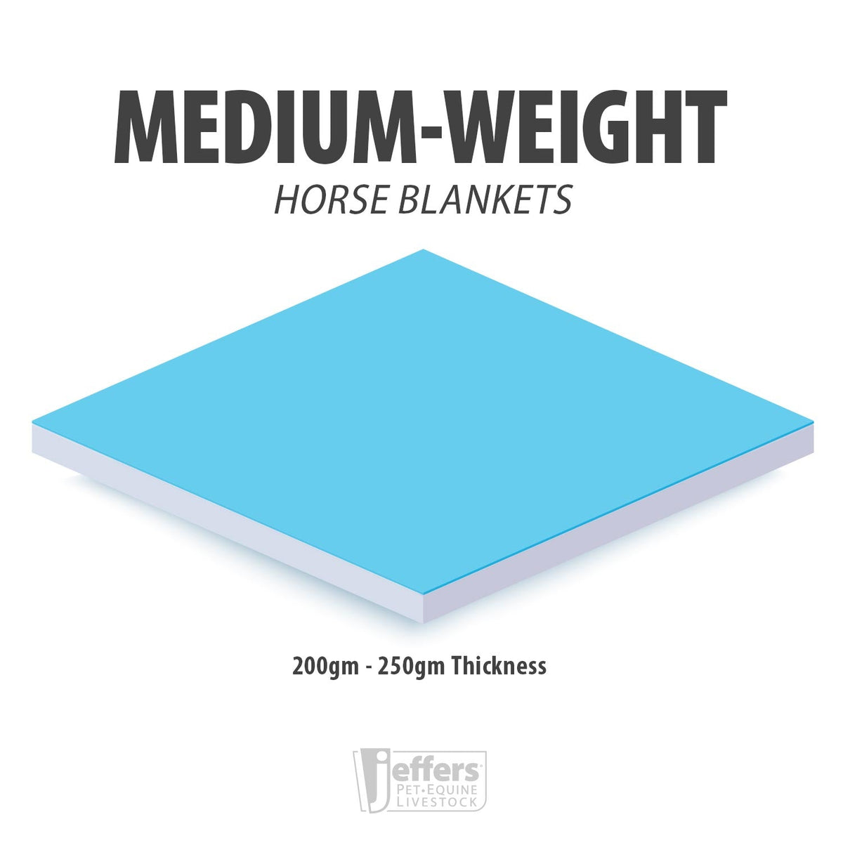 Jeffers Poplar Head – "Origin" 600D Medium Weight Turnout Blanket, 240g | Waterproof & Breathable Horse Blanket