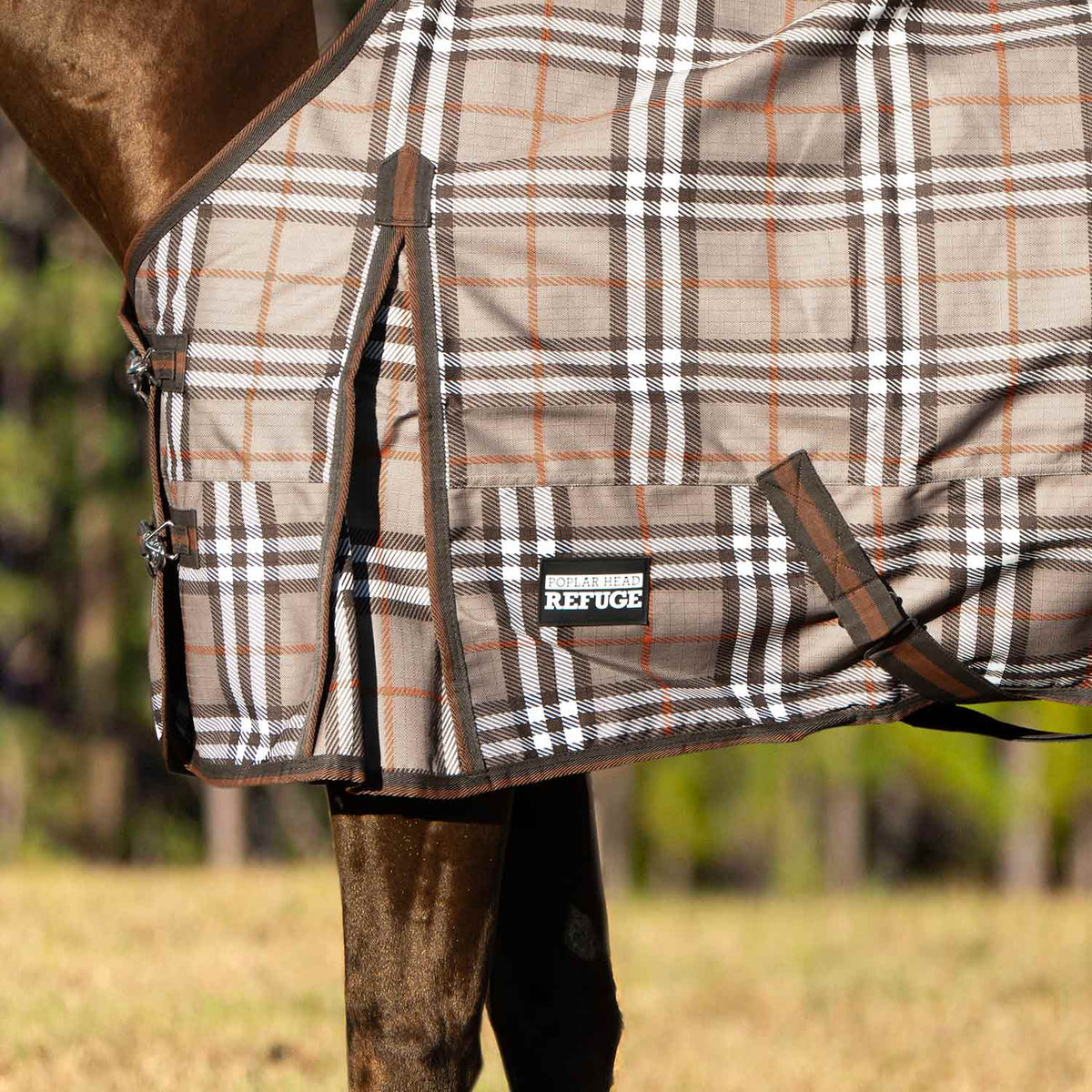 Jeffers Poplar Head – "Refuge" 1200D Medium Weight Turnout Blanket, 240g - Waterproof, Breathable Horse Blanket