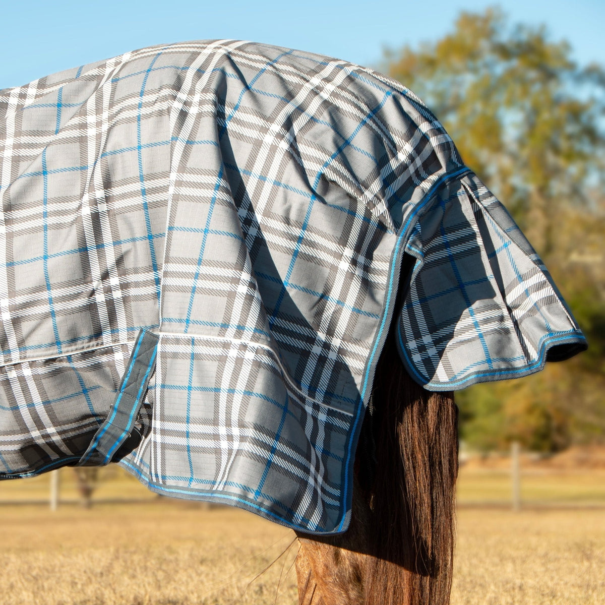 Jeffers Poplar Head – "Refuge" 1200D Waterproof Turnout Sheet, 0g Lightweight Horse Blanket