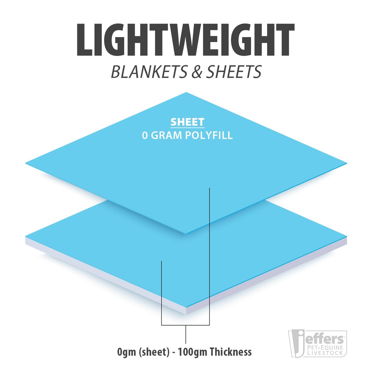Jeffers Poplar Head – "Refuge" 1200D Waterproof Turnout Sheet, 0g Lightweight Horse Blanket