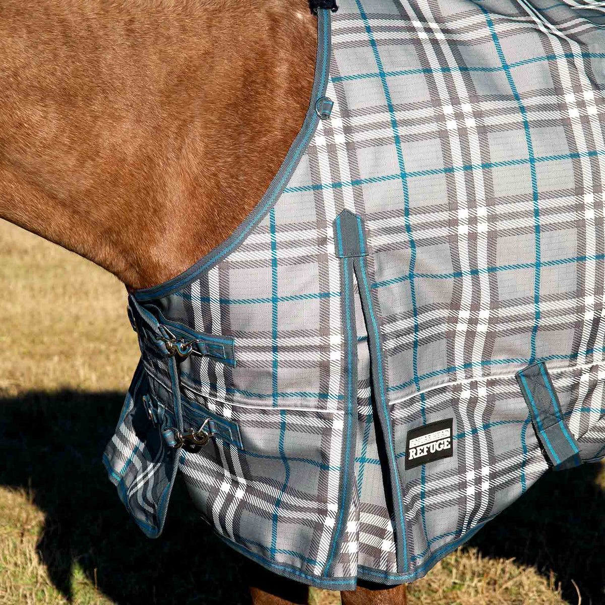 Jeffers Poplar Head – "Refuge" 1200D Waterproof Turnout Sheet, 0g Lightweight Horse Blanket