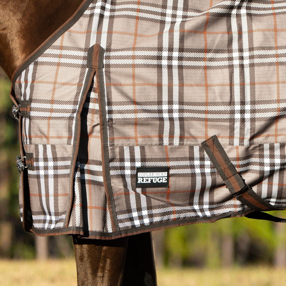 Jeffers Poplar Head – "Refuge" 1200D Waterproof Turnout Sheet, 0g Lightweight Horse Blanket
