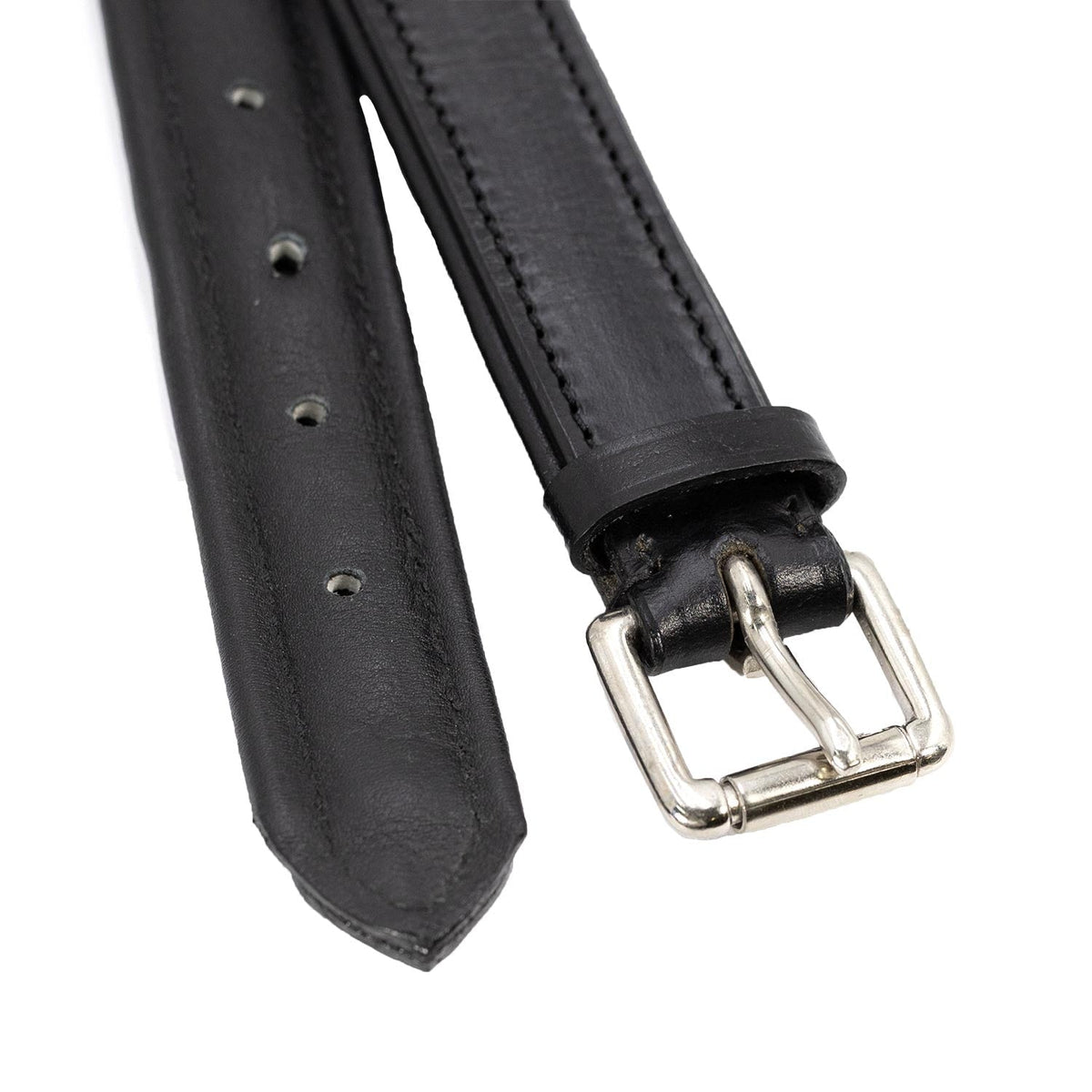 Jeffers Premium Padded Black Leather Dog Collars | HT Animal Supply