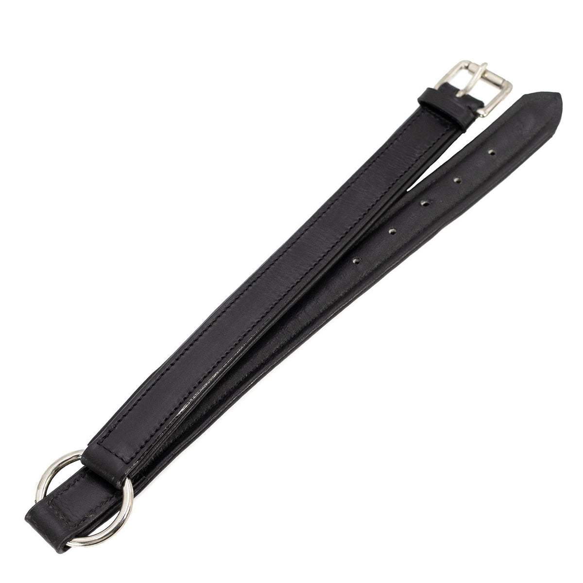 Jeffers Premium Padded Black Leather Dog Collars | HT Animal Supply