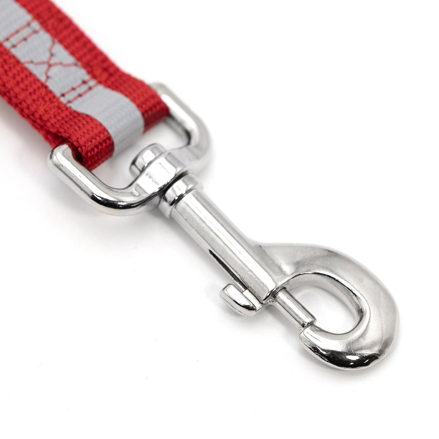 Jeffers Reflective Glow-in-the-Dark Safety Stripe Nylon Dog Leash, 1" W x 4 L