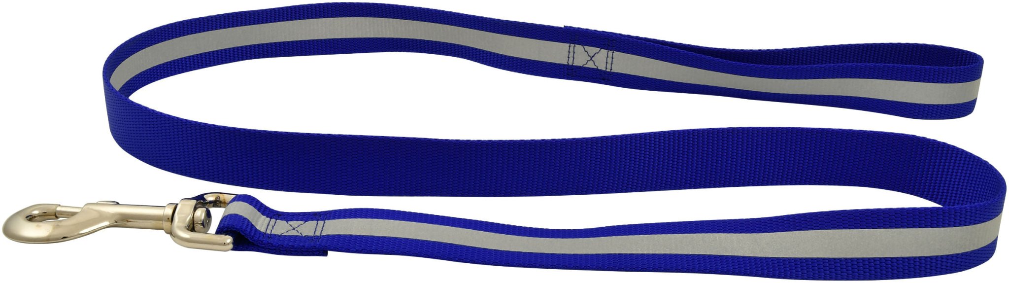 Jeffers Reflective Glow-in-the-Dark Safety Stripe Nylon Dog Leash, 1" W x 4 L