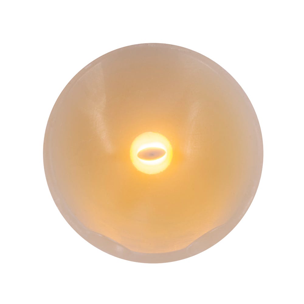 Kurt Adler 7-Inch Battery-Operated Fiberoptic LED Santa Wax Candle