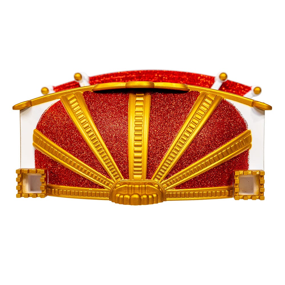 Kurt Adler 9.25-Inch Battery Operated USB LED Lighted Ballet Theater Lantern with Spinning Glitter Water