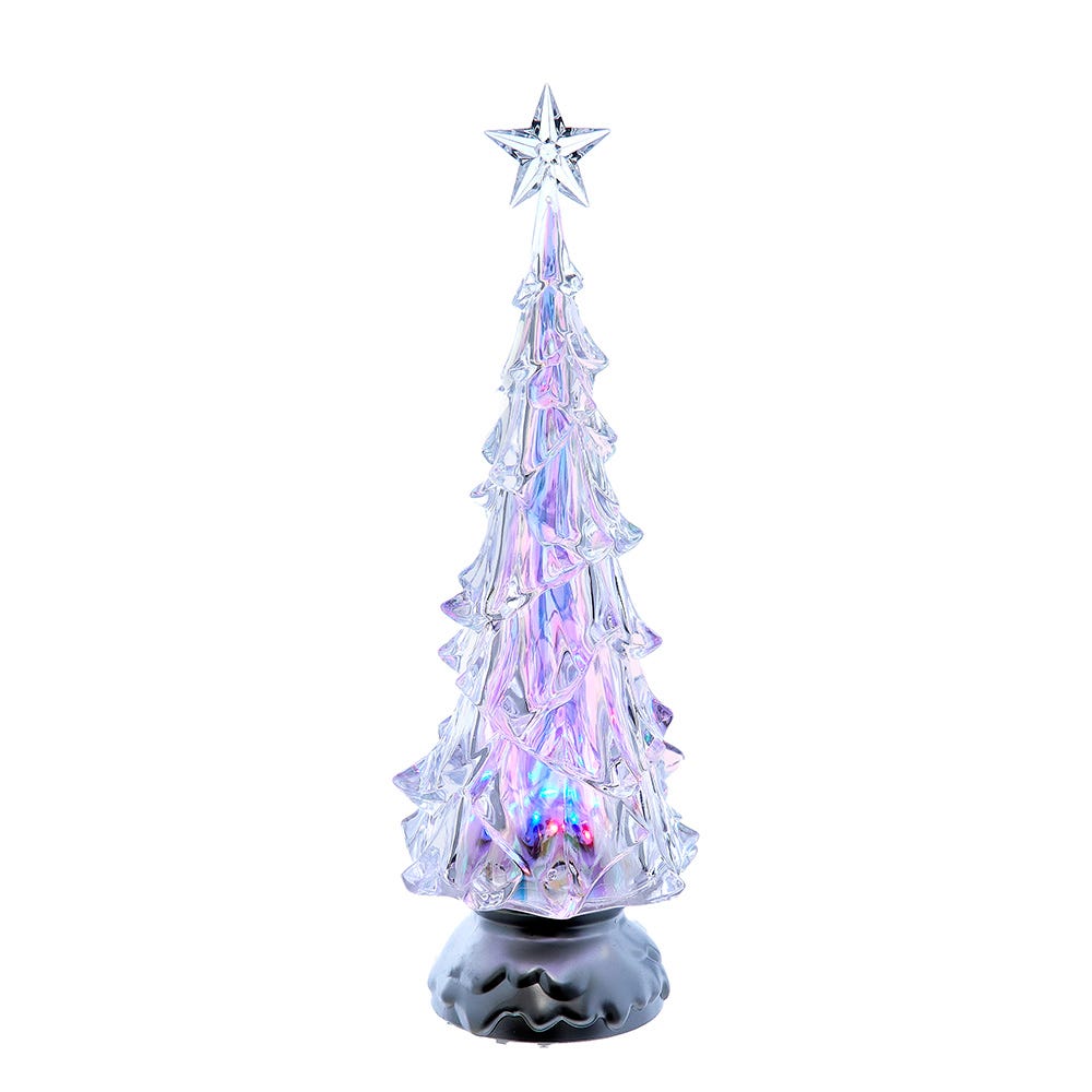 Kurt Adler 14-Inch Battery-Operated RGB LED Lighted Animated Spinning Tree