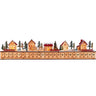 Kurt Adler 6.7-Inch Light-Up Christmas Village With Advent Calender