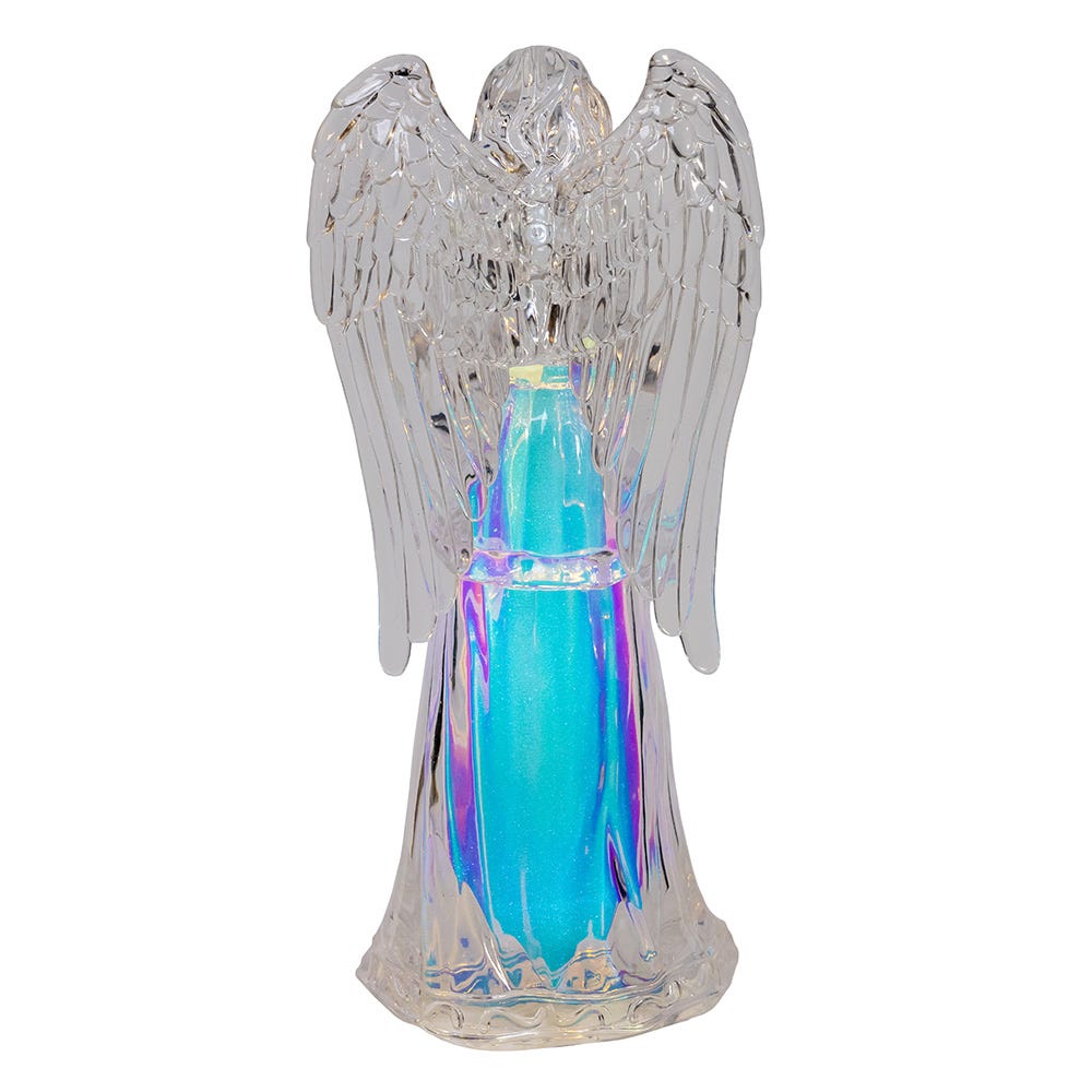 Kurt Adler 10.5" Battery Operated Lighted Acrylic Praying Angel