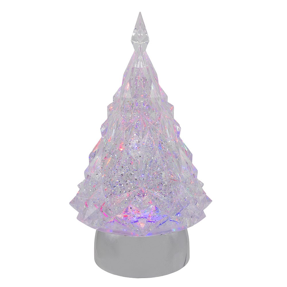 Kurt Adler 9-Inch Battery Operated USB LED Lighted Tree Water Lantern
