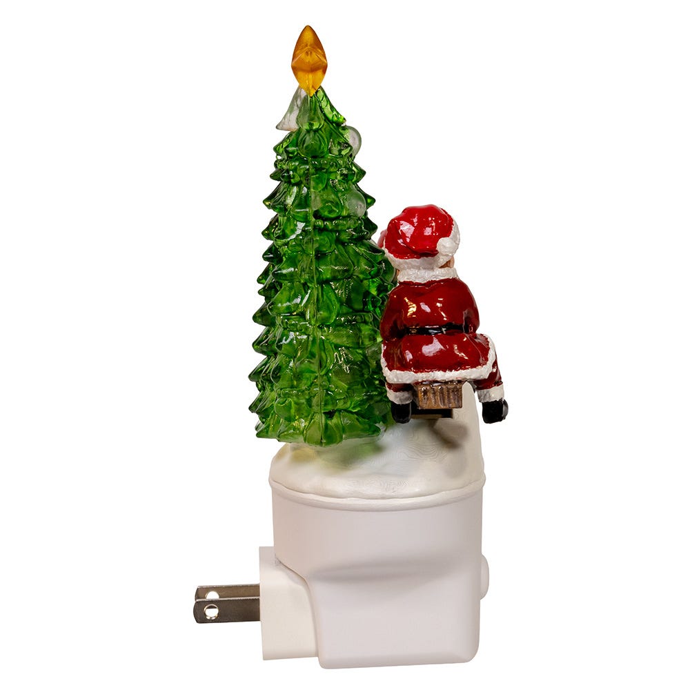 Kurt Adler 6.18-Inch LED Nightlight with Tree and SeeSaw