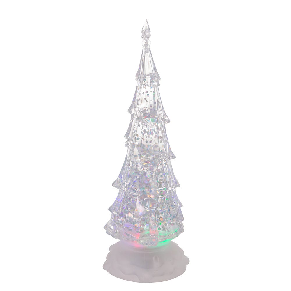 Kurt Adler 10-Inch Battery-Operated LED Lit Tree with Water Table Piece