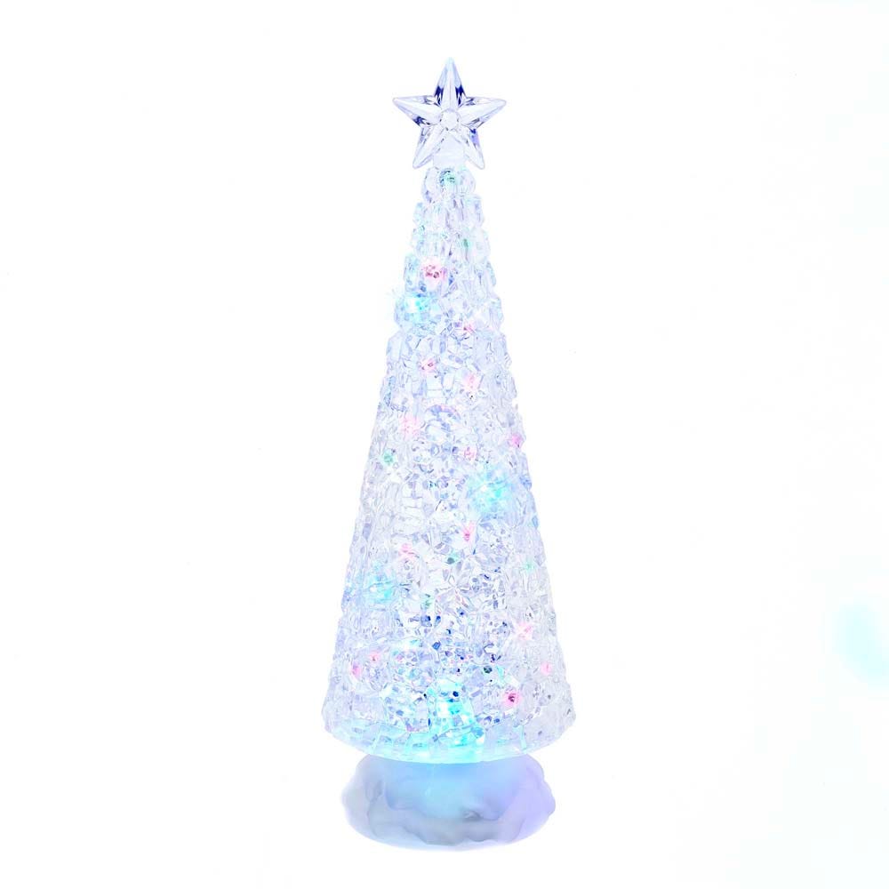 Kurt Adler 13-Inch Battery-Operated LED Lit Tree with Water Table Piece