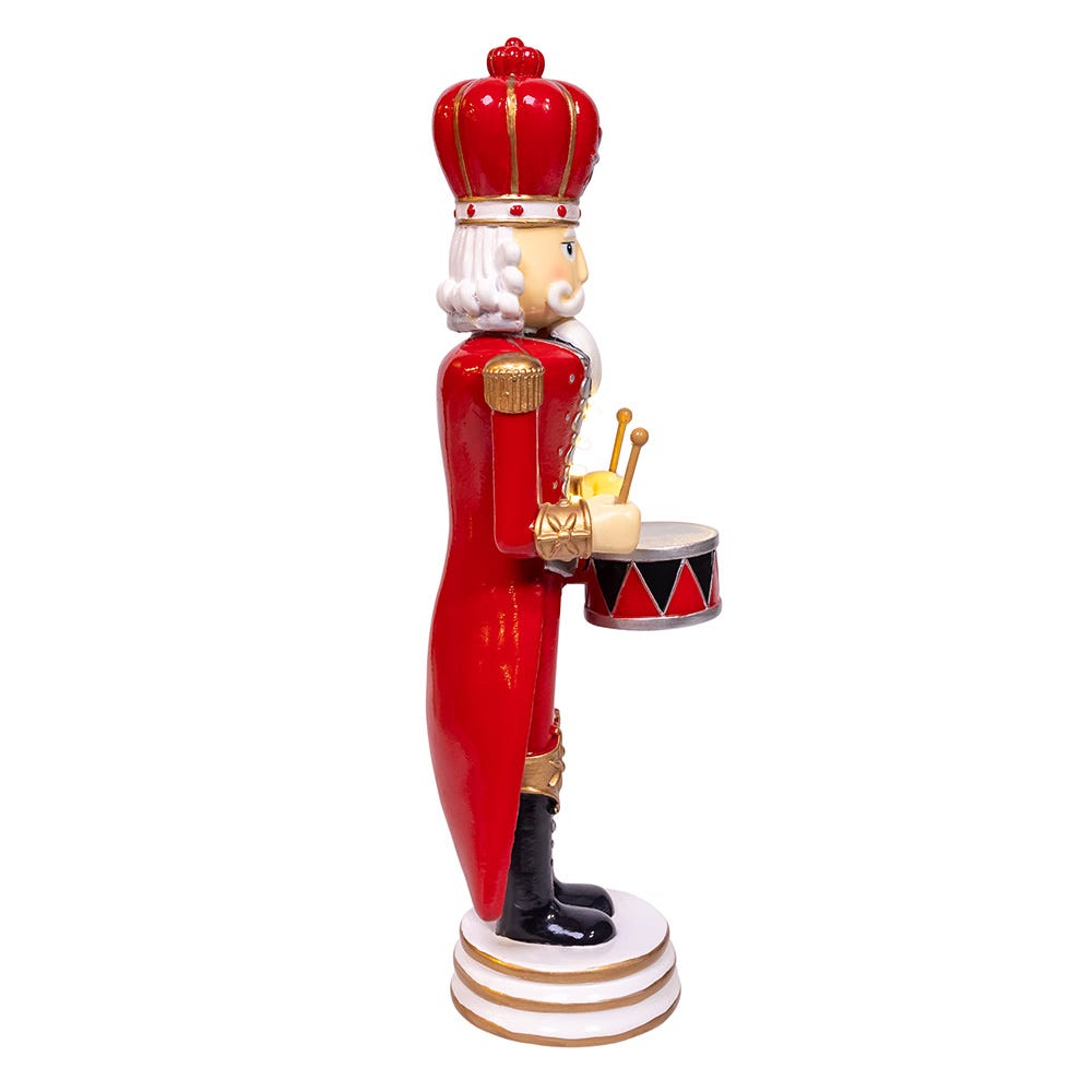 Kurt Adler 12" Battery Operated Lighted King Nutcracker Table Piece