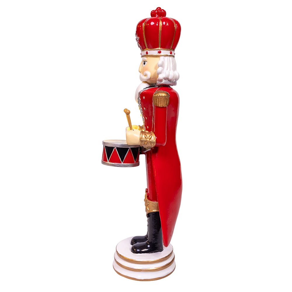 Kurt Adler 12" Battery Operated Lighted King Nutcracker Table Piece