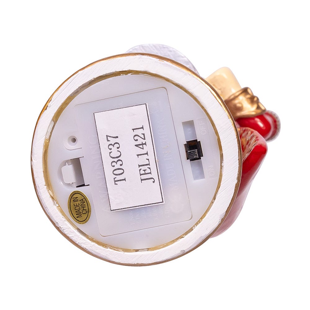 Kurt Adler 12" Battery Operated Lighted King Nutcracker Table Piece