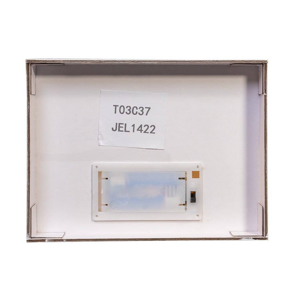 Kurt Adler 7.5-Inch Battery Operated LED Lighted Green Paper House Table Piece