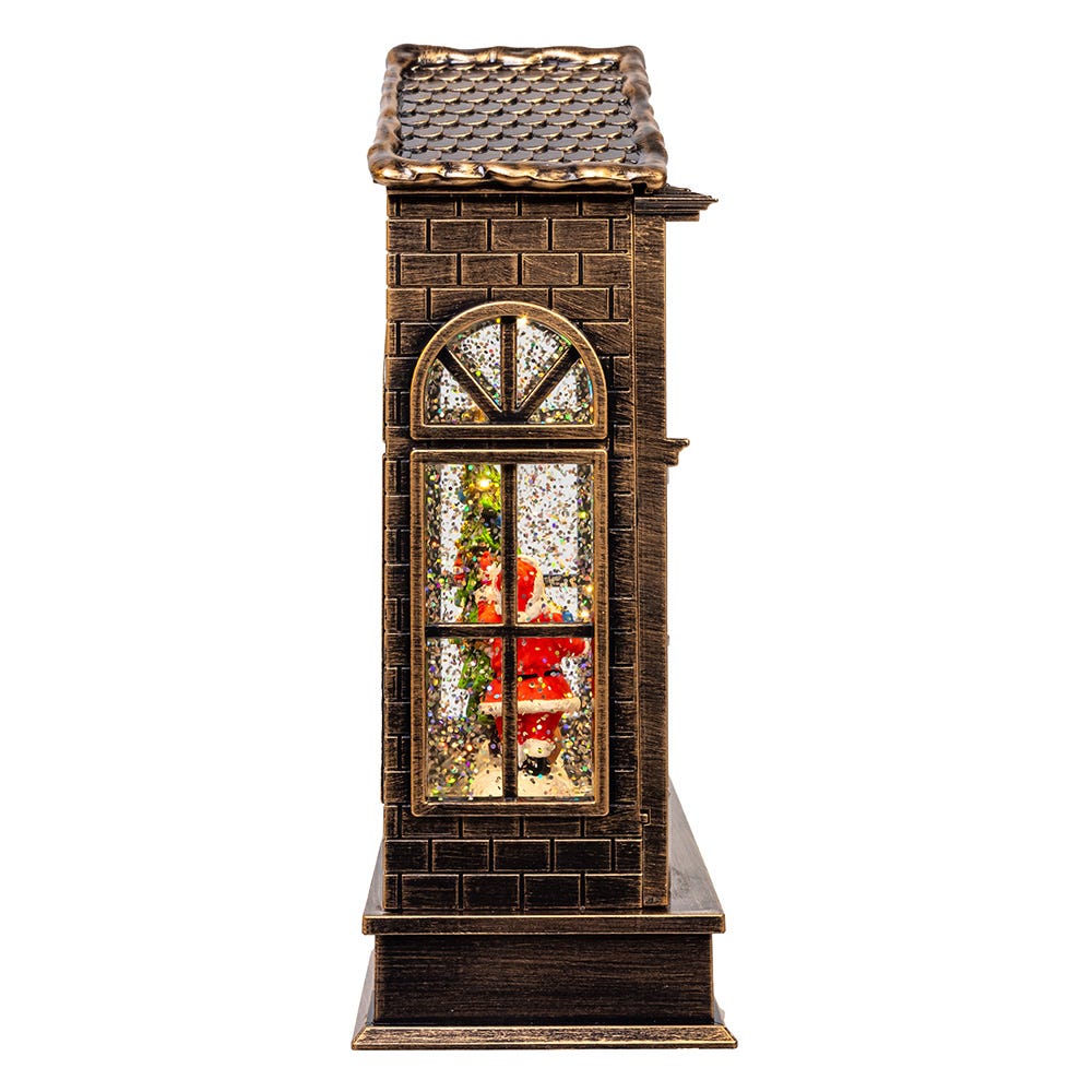 Kurt Adler 10-Inch Battery-Operated LED Lighted Tree Water Lantern