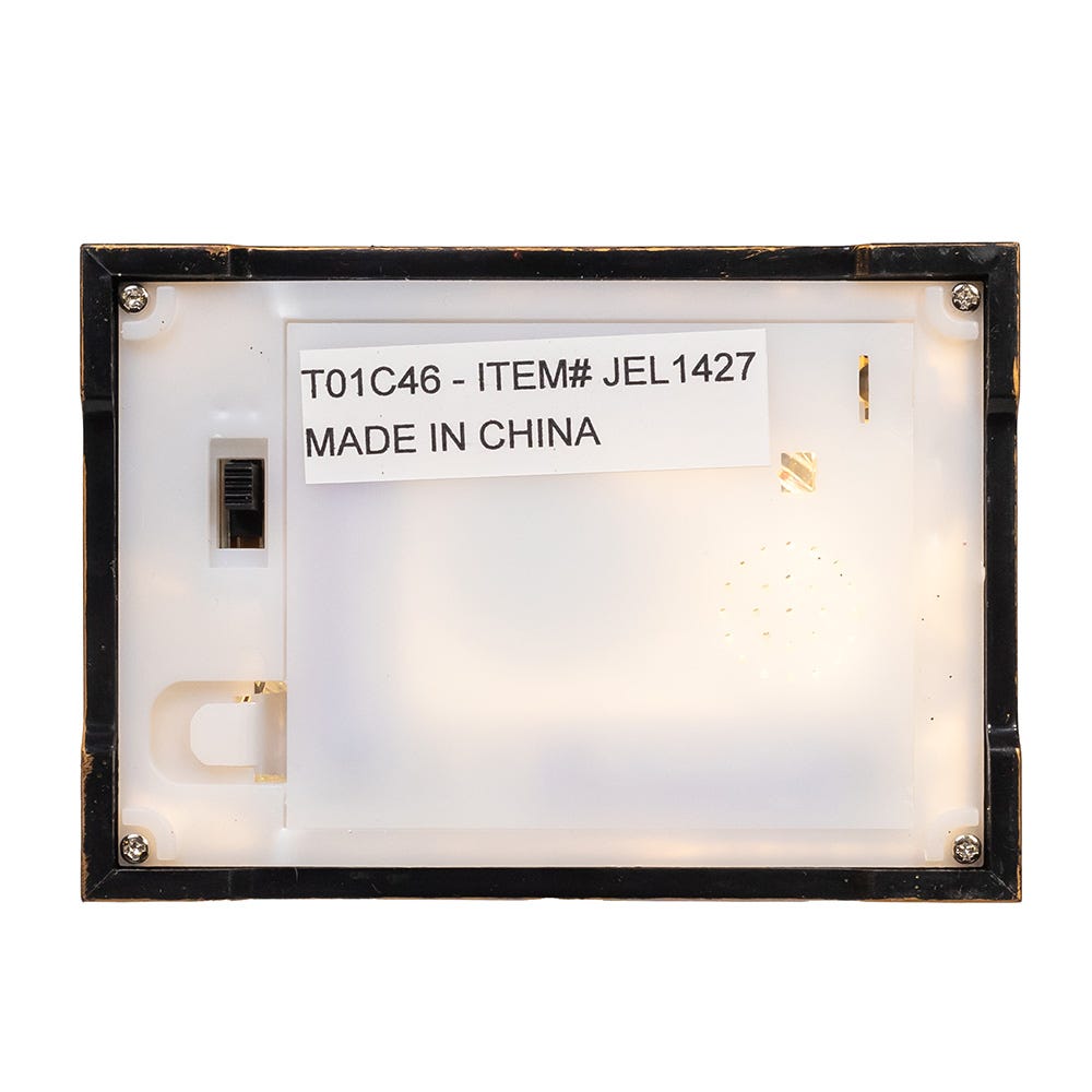 Kurt Adler 6.54-Inch Battery Operated LED Snowman Water Lantern