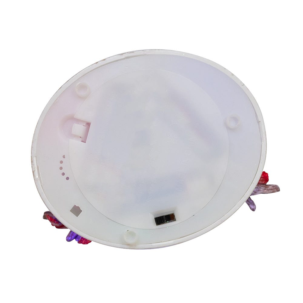 Kurt Adler 11.42-Inch Battery Operated LED Swirl Glitter Snowman