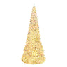 Kurt Adler 15.5-Inch Battery Operated LED Silver Iridescent Tabletop Christmas Tree