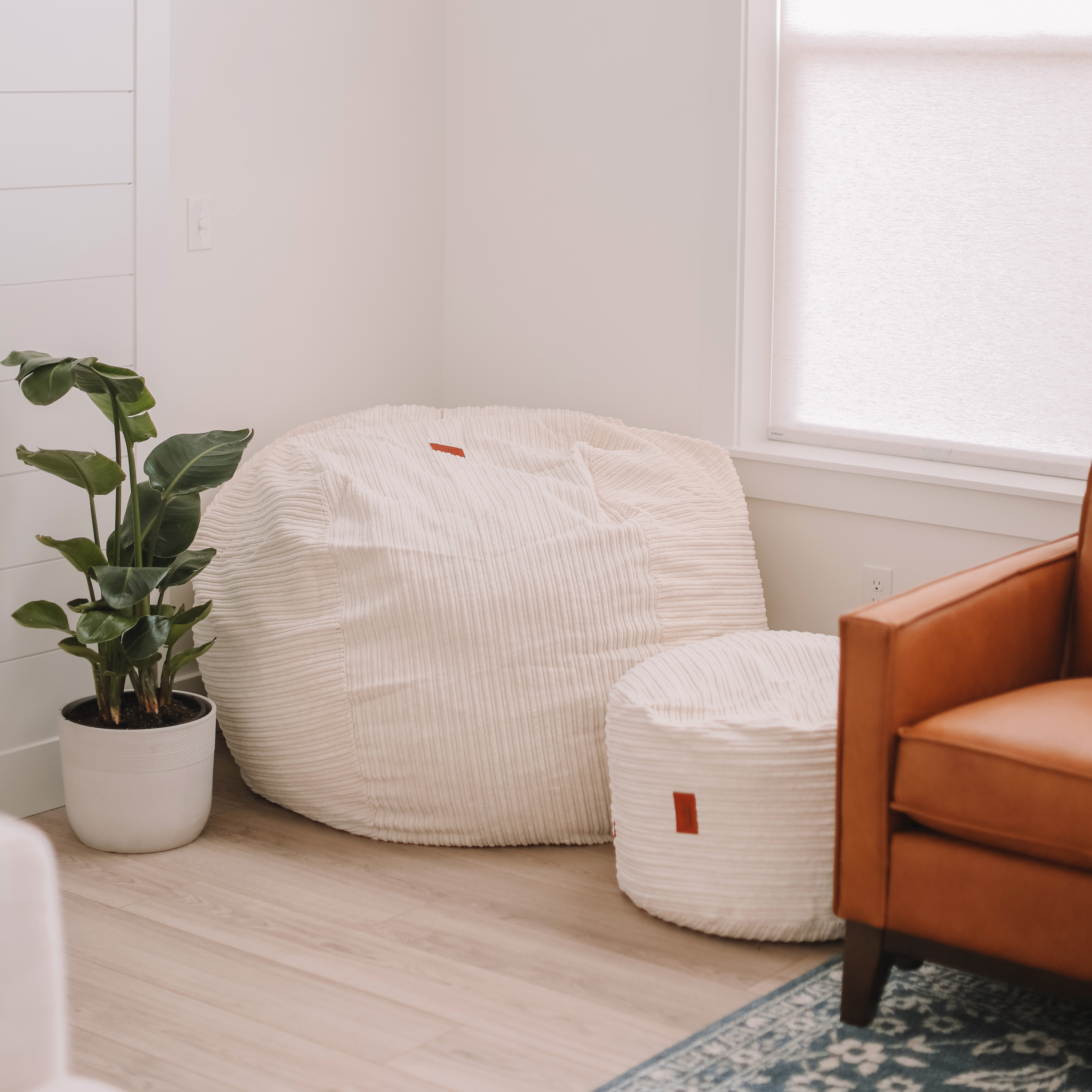 CordaRoy's Queen Terry Corduroy Convertible Bean Bag Chair