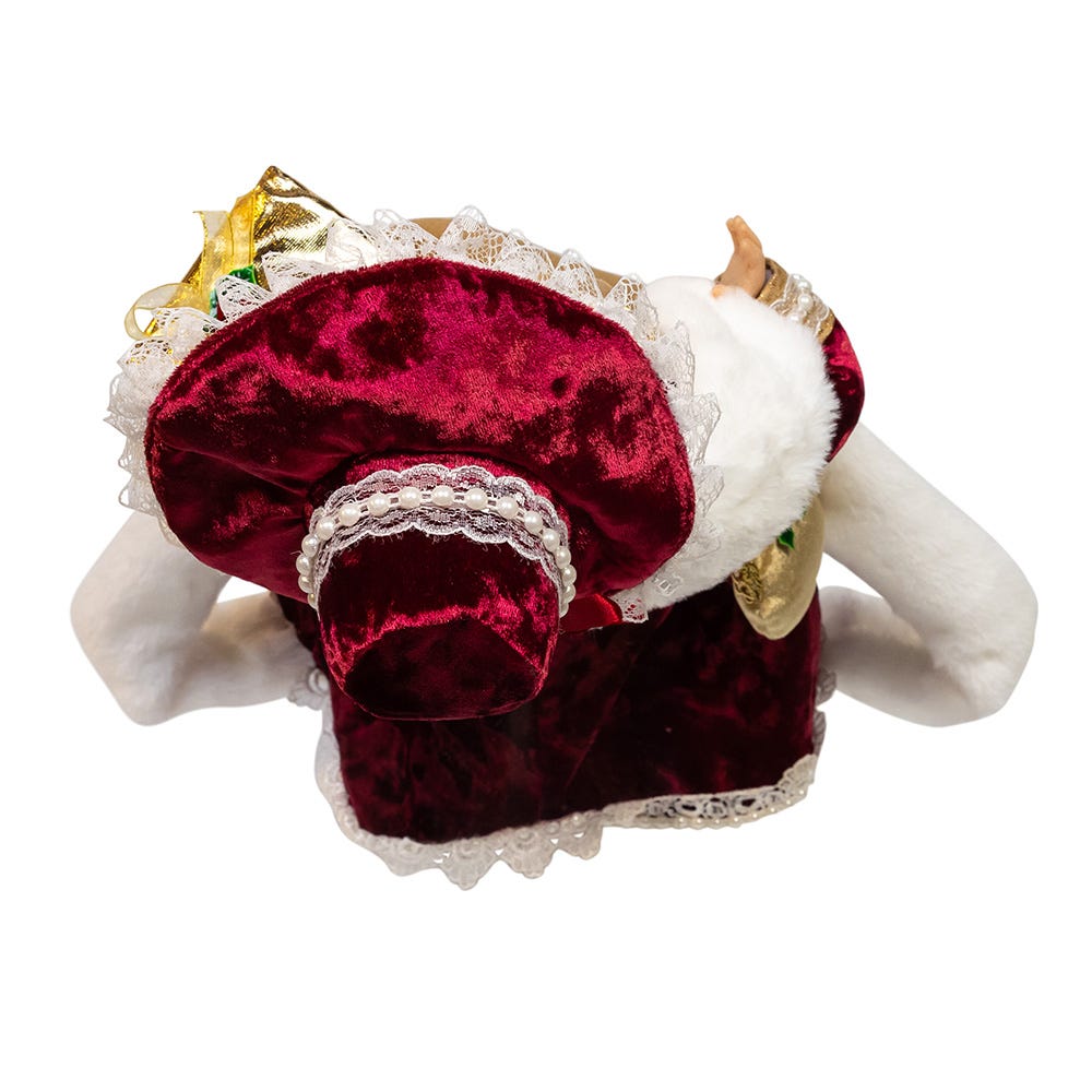 Kurt Adler 17-Inch Jacqueline Kent Red and Gold Mrs. Claus Figurine