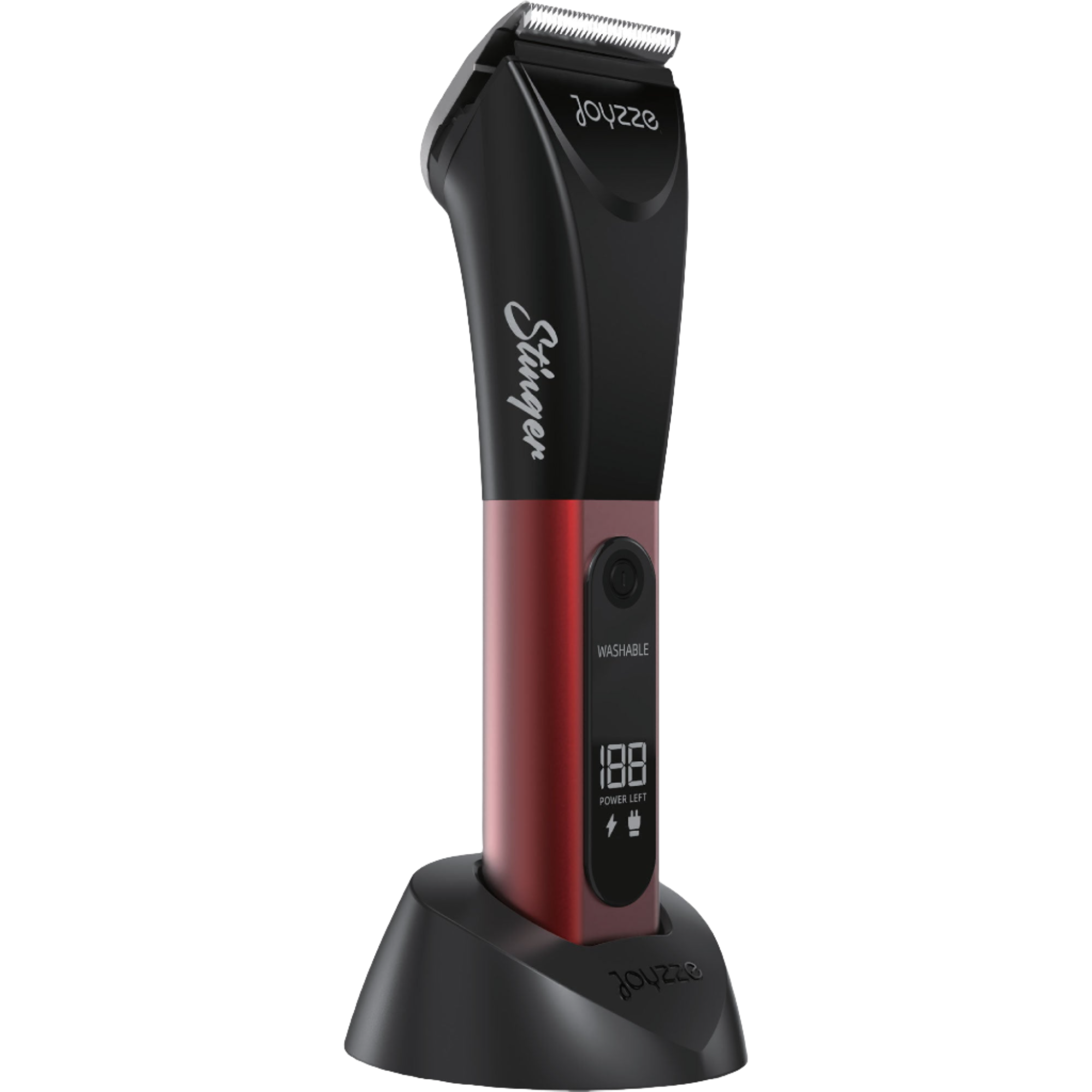 Stinger Red Water Resistant 5-in-1 Clipper by Joyzze