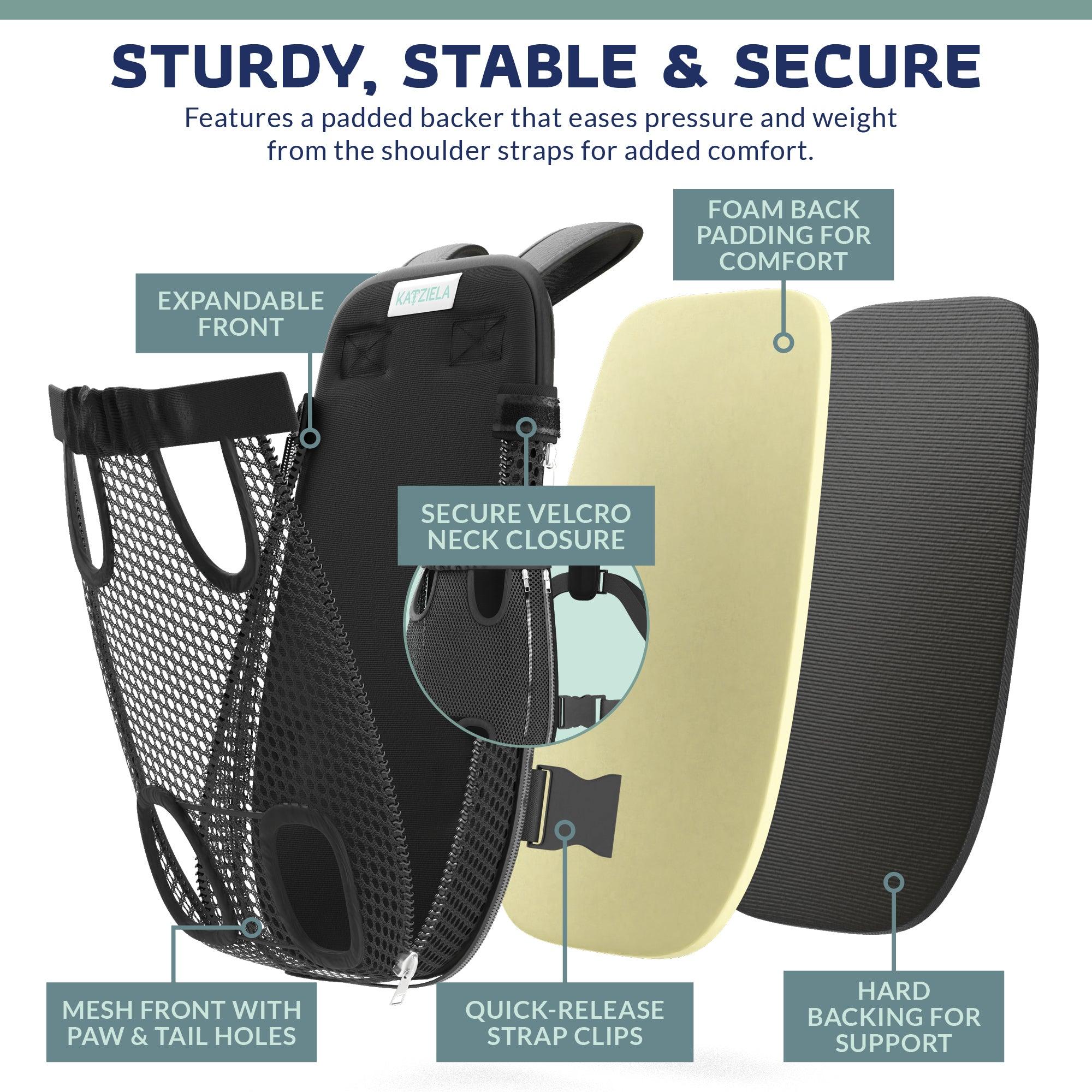 Kangaroo Pouch Pet Carrier with Breathable Mesh | HT Animal Supply