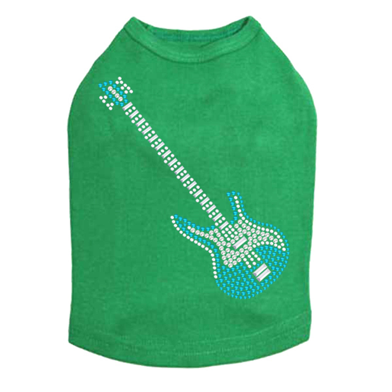 Guitar (Blue Austrian crystal) - Dog Tank