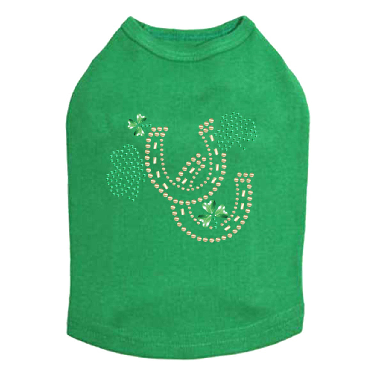 Shamrocks & Horseshoes - Dog Tank