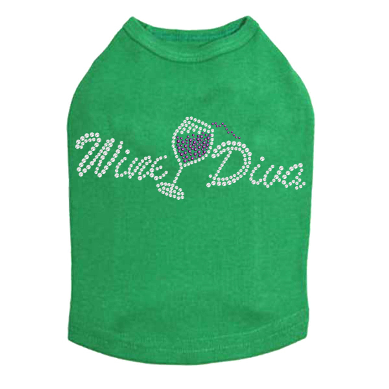 Wine Diva 1 - Dog Tank