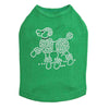 Poodle (Rhinestones) - Dog Tank