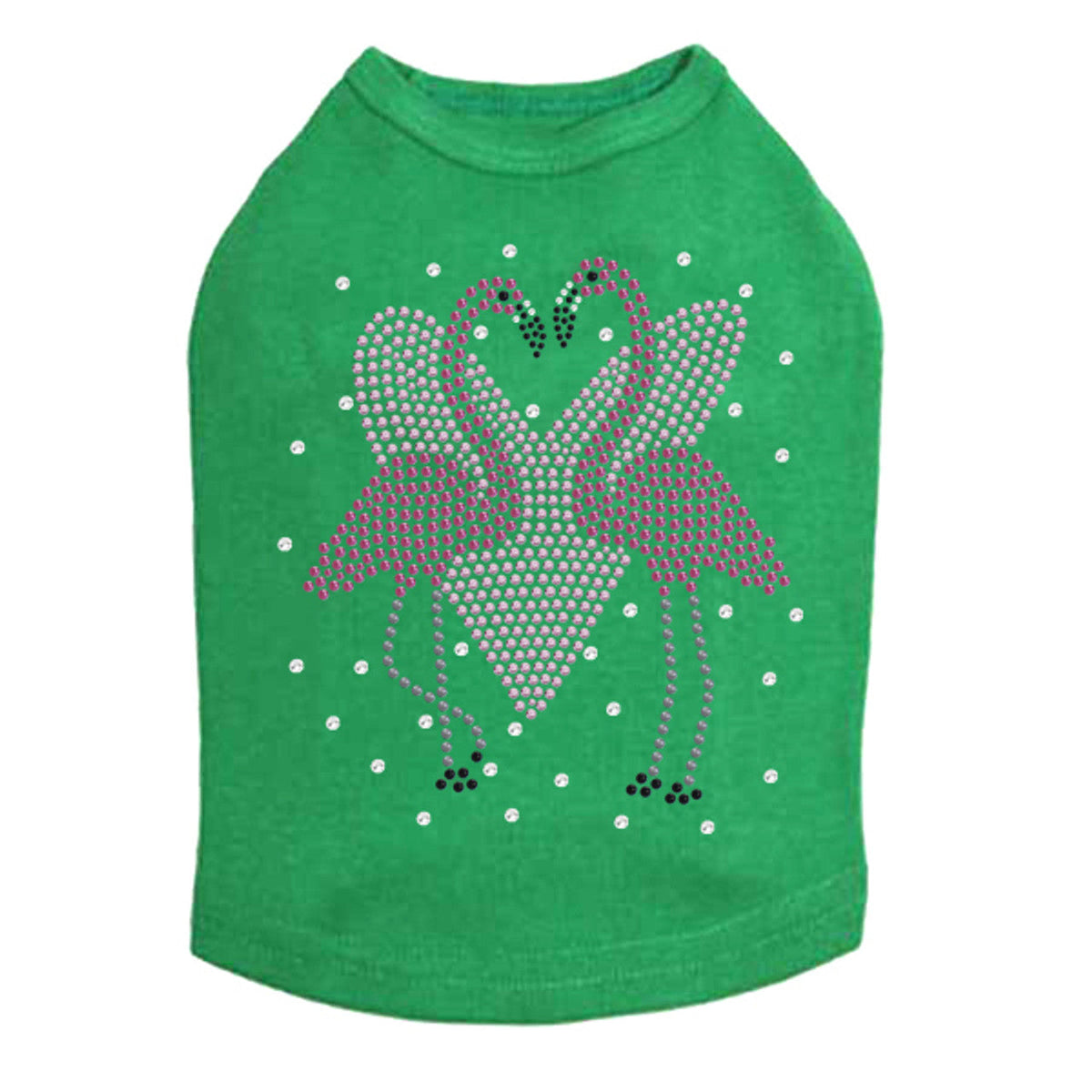 Flamingos with Heart- Dog Tank