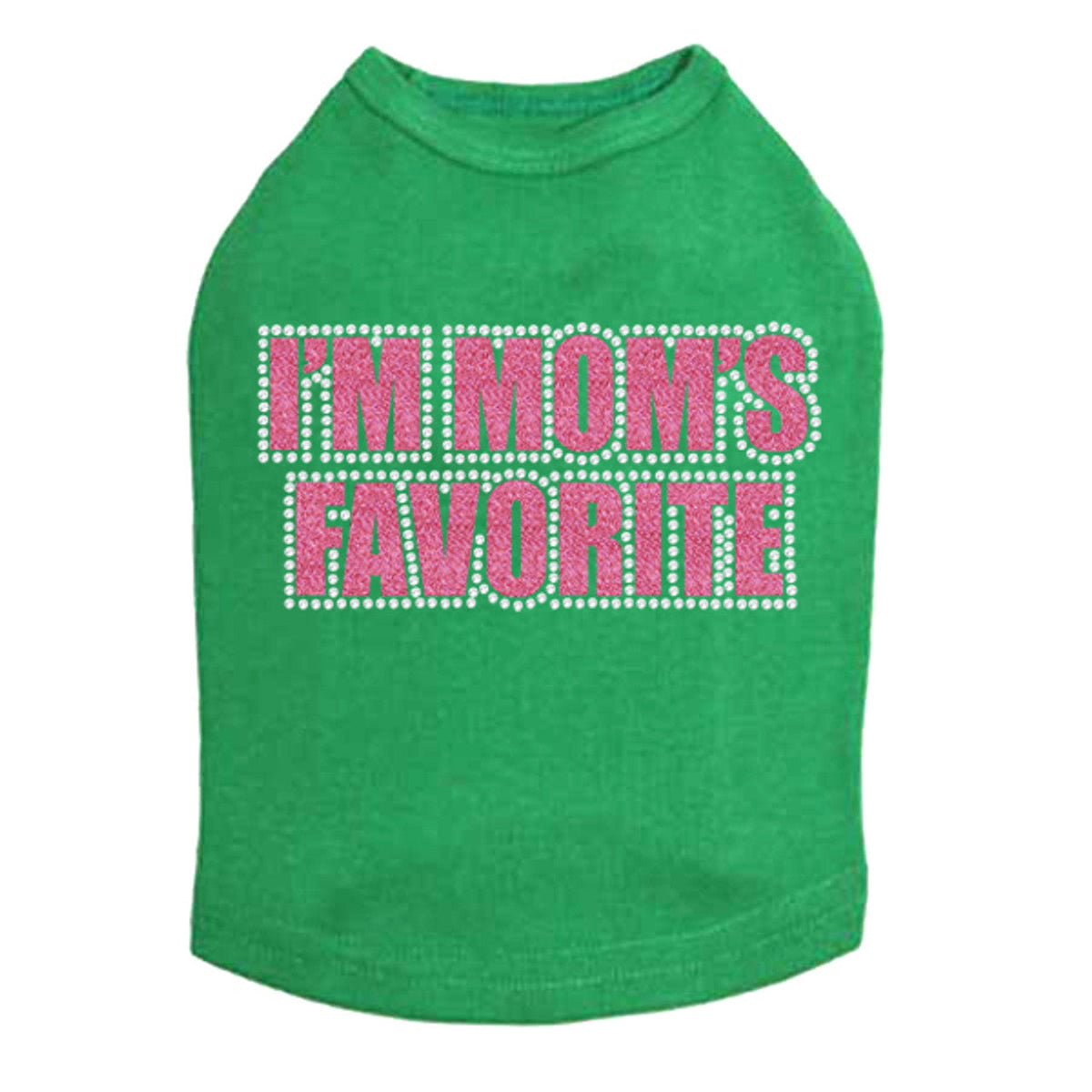 Im Moms Favorite (Pink) - Dog Tank