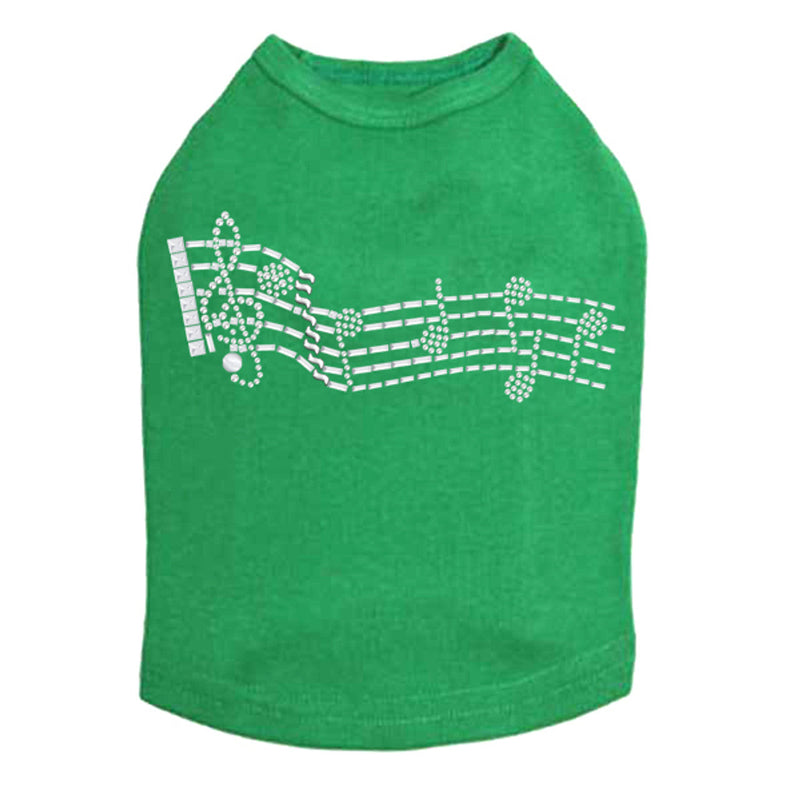 Music Notes - Dog Tank