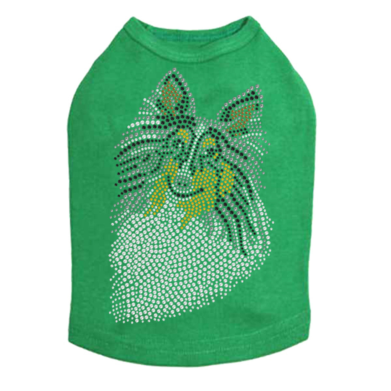 Sheltie Face (Tri Color) - Dog Tank