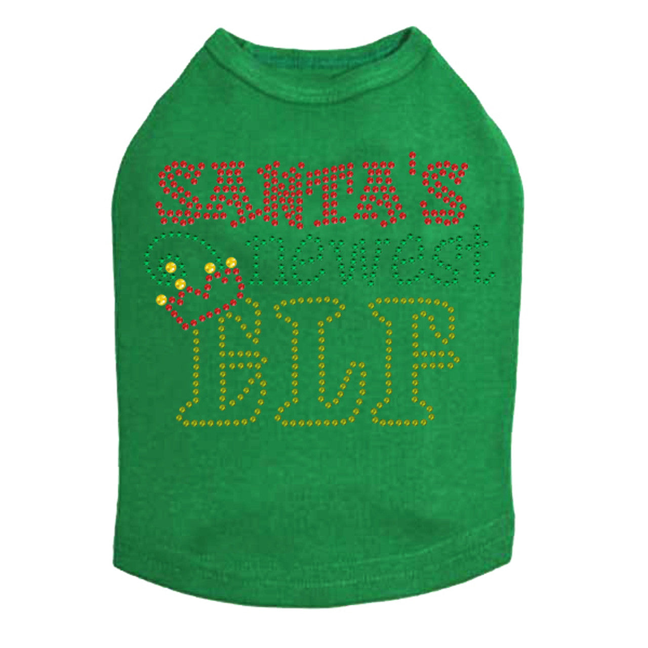 Santa's Newest Elf - Dog Tank