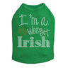 Im a Wee Bit Irish - Dog Tank