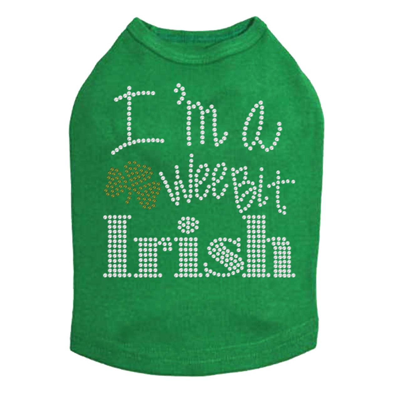 Im a Wee Bit Irish - Dog Tank