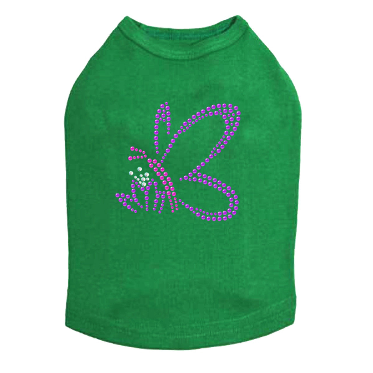 Pink & Purple Nailhead Butterfly - Dog Tank