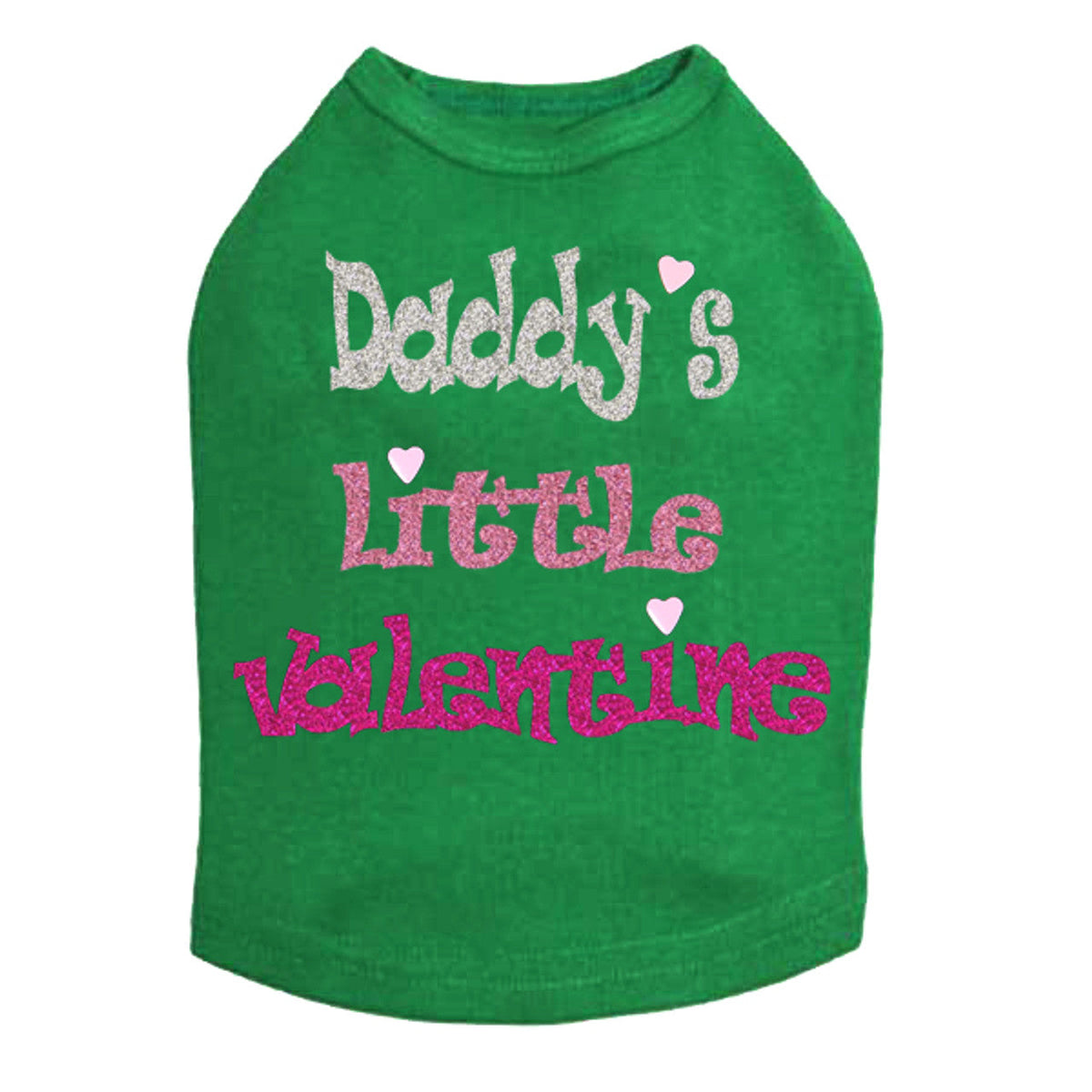 Daddys Little Valentine - Dog Tank