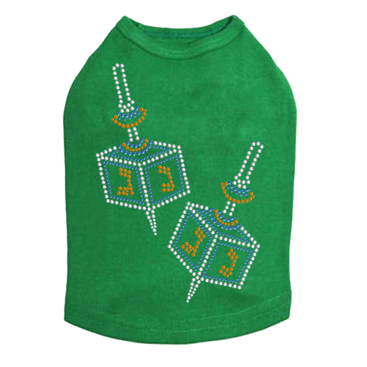 Dreidel - Large (Blue, Silver, & Gold) - Dog Tank
