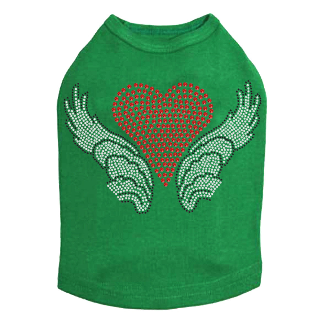 Heart with Wings 2 - Dog Tank
